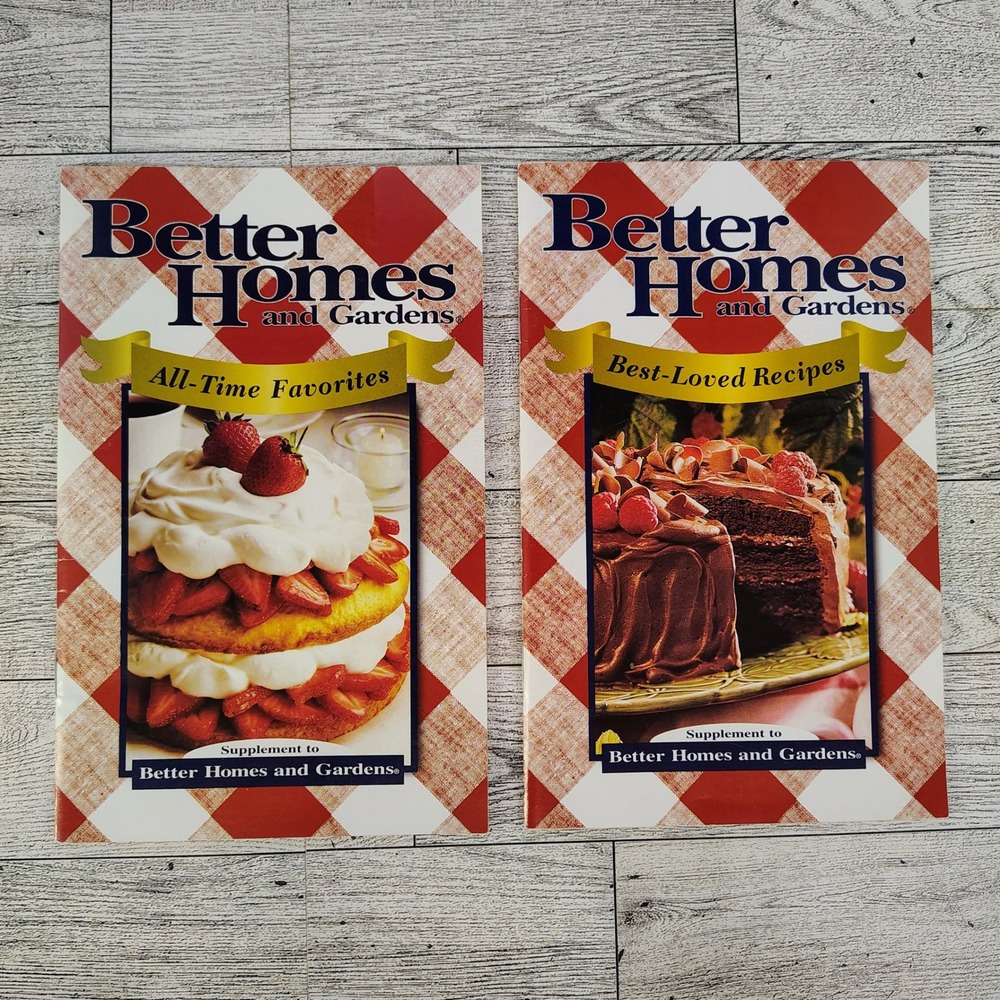 Better Homes Gardens Cookbook‎ Lot • All Time Favorites Best Loved • Kitchencore